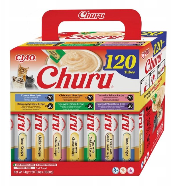 INABA CAT CHURU 120P CHICKEN&TUNE 120x14g