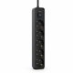 Inca INCA Steckdosenleiste IPW-44SY  5fach, LED Anz. Black   1,5m