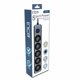 Inca INCA Steckdosenleiste IPW-44SY  5fach, LED Anz. Black   1,5m