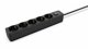 Inca INCA Steckdosenleiste IPW-44SY  5fach, LED Anz. Black   1,5m