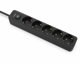 Inca INCA Steckdosenleiste IPW-44SY  5fach, LED Anz. Black   1,5m