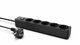 Inca INCA Steckdosenleiste IPW-44SY  5fach, LED Anz. Black   1,5m