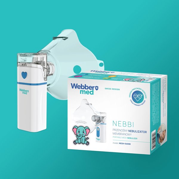 Webber Φορητός Νεφελοποιητής - Ινχαλατόρας με Μπαταρία, Αθόρυβος για Παιδιά και Ενήλικες