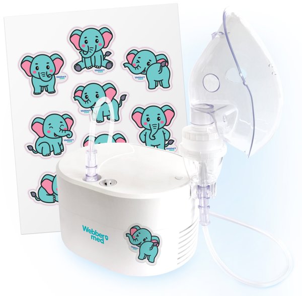 Ιατρικός Συμπιεστικός Νεφελοποιητής Inhalator Nebulizator Webber για Παιδιά και Ενήλικες