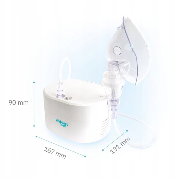 Ιατρικός Συμπιεστικός Νεφελοποιητής Inhalator Nebulizator Webber για Παιδιά και Ενήλικες