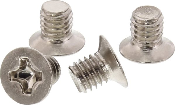 InLine 100pcs. pack InLine® Screw for 2.5" HDD/SSD, M3x4mm, flat head, silver