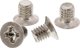 InLine 100pcs. pack InLine® Screw for 2.5" HDD/SSD, M3x4mm, flat head, silver