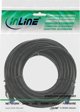 InLine Καλώδιο Δικτύωσης Cat.6A S/FTP, Industrial PUR, RJ-45, Μαύρο, 50m - 73850S