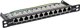 InLine InLine® 10" Patch panel Cat.6A 0.5U 12-port, black RAL9005