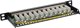 InLine InLine® 10" Patch panel Cat.6A 0.5U 12-port, black RAL9005