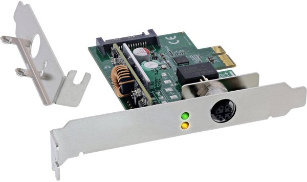 InLine® Gigabit Netzwerkkarte, M12 x-kodiert, PCIe x1, 2.1, PoE+