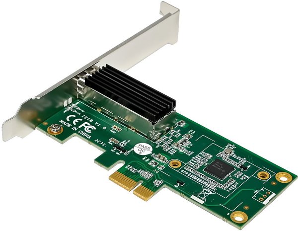 InLine® Gigabit Netzwerkkarte, 1x SFP, PCIe x1, inkl. low profile Slotblech