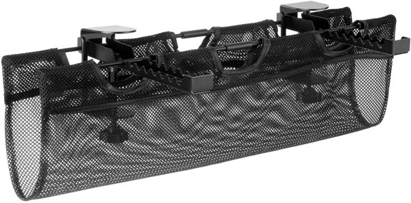InLine InLine® Storage net for under-table mounting, black