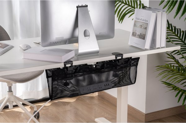InLine InLine® Storage net for under-table mounting, black