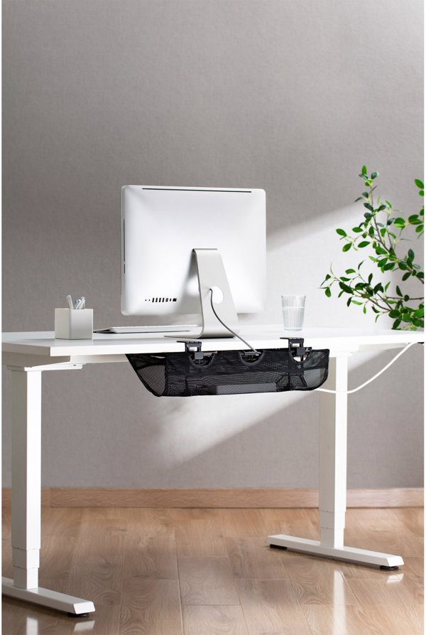InLine InLine® Storage net for under-table mounting, black