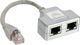 InLine Διπλασιαστής Θυρών ISDN 69932A, 1x RJ45 Αρσενικό σε 2x RJ45 Θηλυκές
