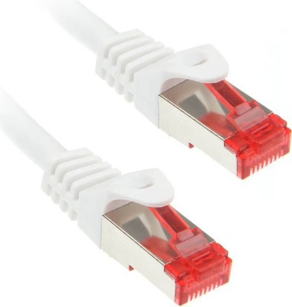 InLine Καλώδιο Δικτύου Cat.6 S/FTP 10m, RJ45, 1000 Mbit/s - Λευκό