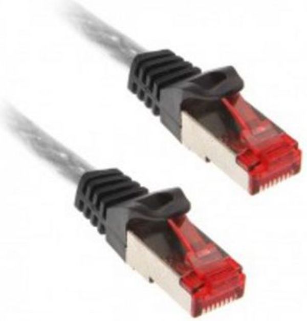 InLine Καλώδιο Δικτύου Patchcord Cat.6 S/FTP, 5m, RJ45, Διαφανές (76405T)