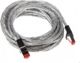 InLine Καλώδιο Δικτύου Patchcord Cat.6 S/FTP, 5m, RJ45, Διαφανές (76405T)