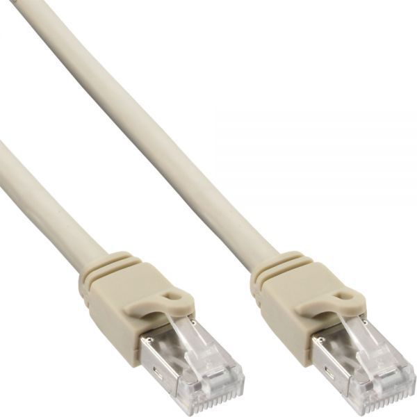 InLine Καλώδιο Δικτύου Patchcord S/FTP Cat.6, 2m, Γκρι (76702A)