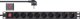 InLine 19" Socket strip, 9-way protective contact, with switch, 2m, black