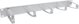 InLine InLine® 19" Cable management panel, 5 large brackets, RAL7035, grey