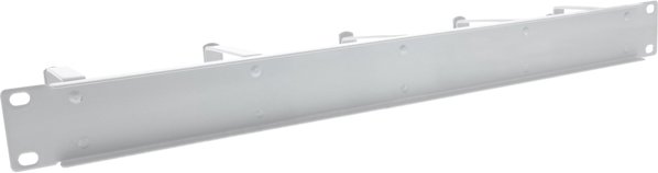 InLine InLine® 19" Cable management panel, 5 large brackets, RAL7035, grey