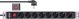 InLine InLine® 19" socket strip, 8-way earthing contact, with switch, 2m, black, variable mounting brackets