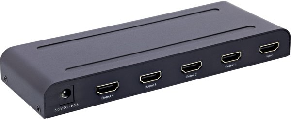 InLine® HDMI Splitter/Verteiler, 4-fach, 4K2K@60Hz kompatibel