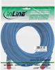 Καλώδιο Δικτύου InLine Patchcord S/FTP Cat.6 250MHz, Χάλκινο, PVC, Μπλε, 40m (76440B)
