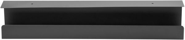 InLine InLine® cable management system for under-table mounting, black