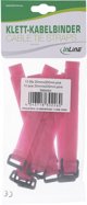 InLine InLine® Cable Strips hook-and-loop 20 x 200mm 10 pcs. pink