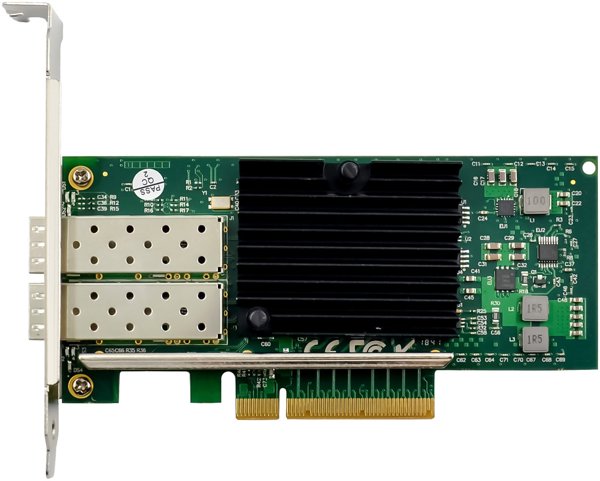 InLine® Dual 10-Gigabit Netzwerkkarte, 2x SFP+, PCIe x8, inkl. LP Slotblech