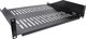 InLine InLine® 19" shelf, 400mm 20kg, 2U, RAL 9005 black