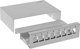 InLine InLine® Desktop Consolidation Point Box 8x Keystone RJ45, metal, light grey RAL7035