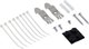 InLine InLine® Desktop Consolidation Point Box 8x Keystone RJ45, metal, light grey RAL7035