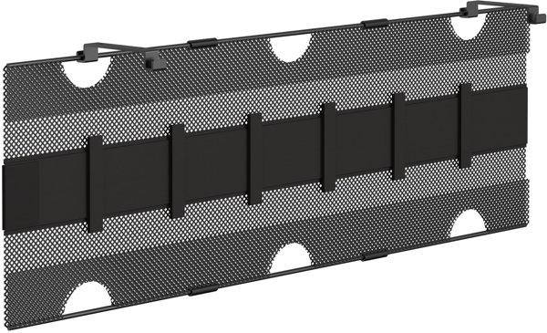 InLine InLine® Storage net with hook-and-loop straps, for under-table mounting, black