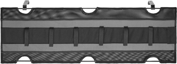 InLine InLine® Storage net with hook-and-loop straps, for under-table mounting, black