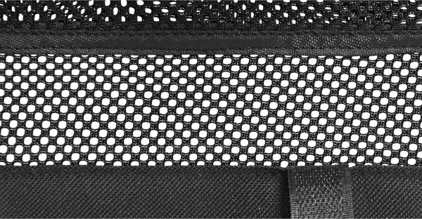 InLine InLine® Storage net with hook-and-loop straps, for under-table mounting, black