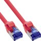 InLine Καλώδιο Δικτύου Slim Cat.6A S/FTP, TPE (LSZH), PoE, 7.5m, Κόκκινο