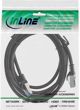 InLine Καλώδιο Δικτύου Patchcord Cat.6A S/FTP, Εύκαμπτο, Μαύρο, 1.5m