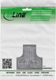 InLine Cat.5e STP T-Adapter, Διπλός Αντάπτορας Δικτύου RJ45 (Port-Doppler), 1x Θηλυκό σε 2x Θηλυκά