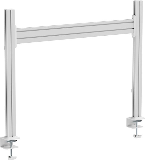 InLine Slatwall Βάση για Πάγκο, Αλουμινένιο Πάνελ 1m με 2 Στηρίγματα 0.86m