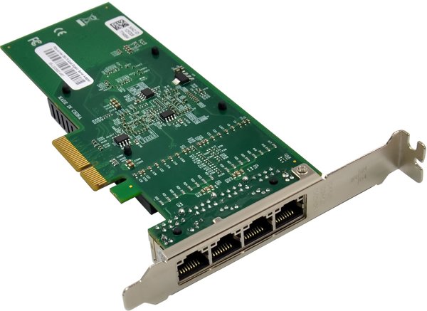 InLine® Quad Gigabit Netzwerkkarte, 4x RJ45 1 Gb/s, PCIe x4