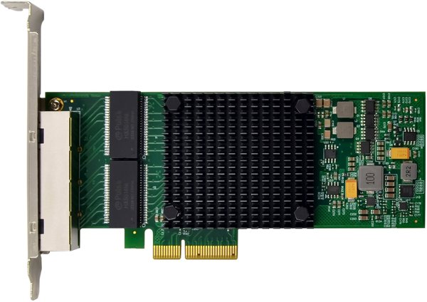 InLine® Quad Gigabit Netzwerkkarte, 4x RJ45 1 Gb/s, PCIe x4