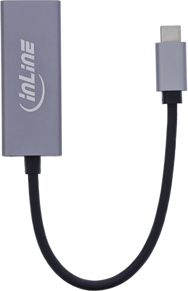 InLine® USB 3.2 Netzwerkadapter Kabel, USB-C zu RJ45 Gigabit Netzwerk