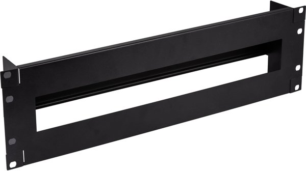 InLine Πολύπριζο Rack 19" 3U με Ράγα Στήριξης, Μαύρο