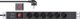InLine 19" socket strip, 6-way protective contact, with switch, 2m, black