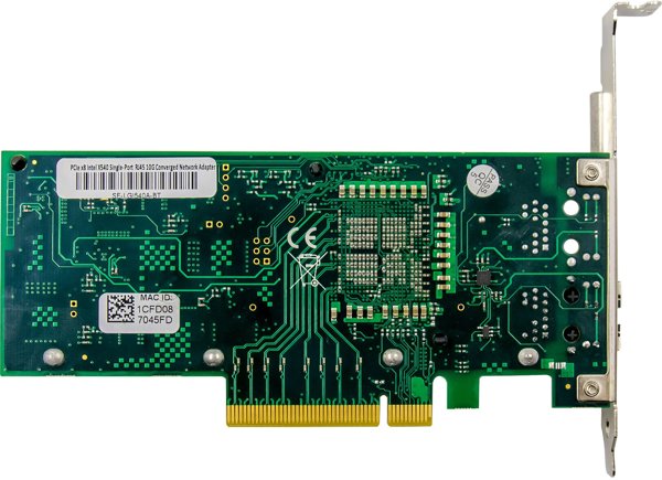 InLine® 10-Gigabit Netzwerkkarte, 1x RJ45 10Gb/s, PCIe x8, inkl. LP Slotblech