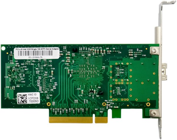 InLine® 10-Gigabit Netzwerkkarte, 1x SFP+, PCIe x8, inkl. low profile Slotblech